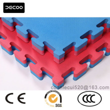 Blue-red Color 50-55 Degree T Pattern Tatami Judo Mat